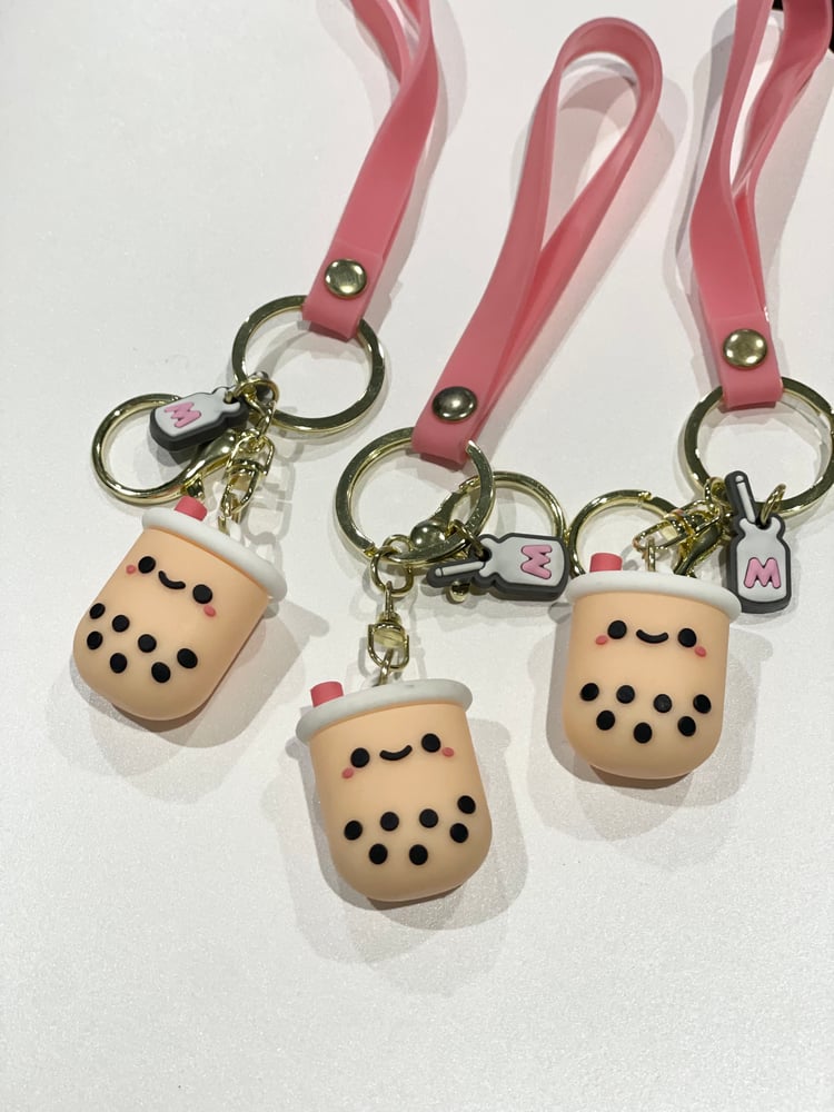 Image of Boba Milk Tea Keychain