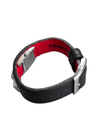 Image 3 of Cabane de Zucca Studded Black Leather Watch