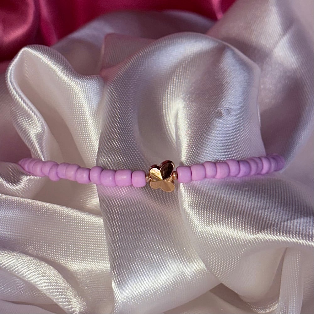 Dreamy Lilac Anklet