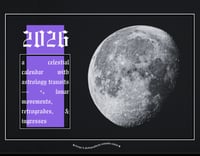 2026 Calendar (Astrology Edition)