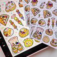 Image 5 of Assorted Fruit Dessert Sticker Sheet