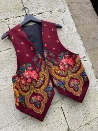 Image 4 of Chaleco feito a man. FOLIADA GRANATE. Feito por encarga!