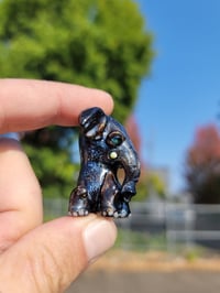 Image 9 of Matalic Blue Baby Elephant Pendant