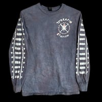 Image 2 of small Unisex terrapin Long Sleeve blue