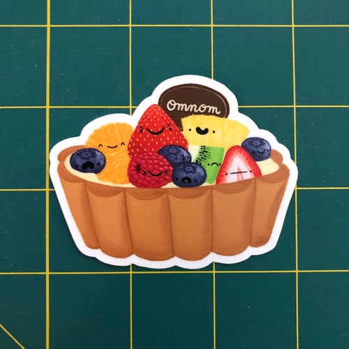 Image of fruit tart sticker