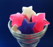 Image of Pixie Dust star guest soaps or party favors soaps in a jar