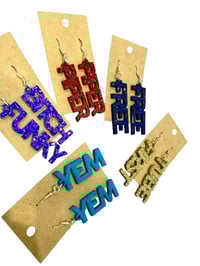 Image 1 of Set of 3 Song Dangles