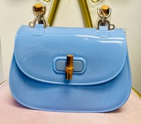 Image 4 of Jelly Handbag with Bamboo Handle