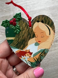 Upcycled Alice Heart
