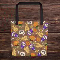 Image 2 of Brown Spooky Tote bag
