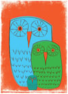 We 3 Owls Good Morning Nursery Art Print 