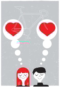 Image 1 of Thinking Of You Screen Print