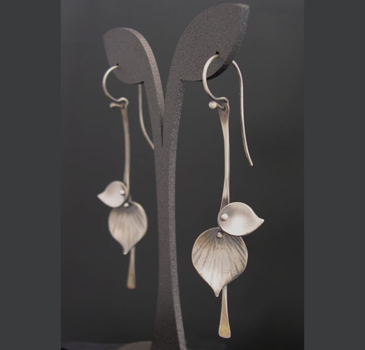 Image of Aspen Rain Earrings, Sterling