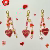 Image 1 of Enha Heart Keychain