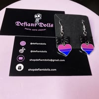 Image 3 of Bi Pride Dangles 