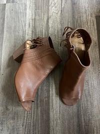 Image 1 of Nine West leather fringe bootie
