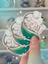 Image 5 of Lily of the valley Cat Sticker