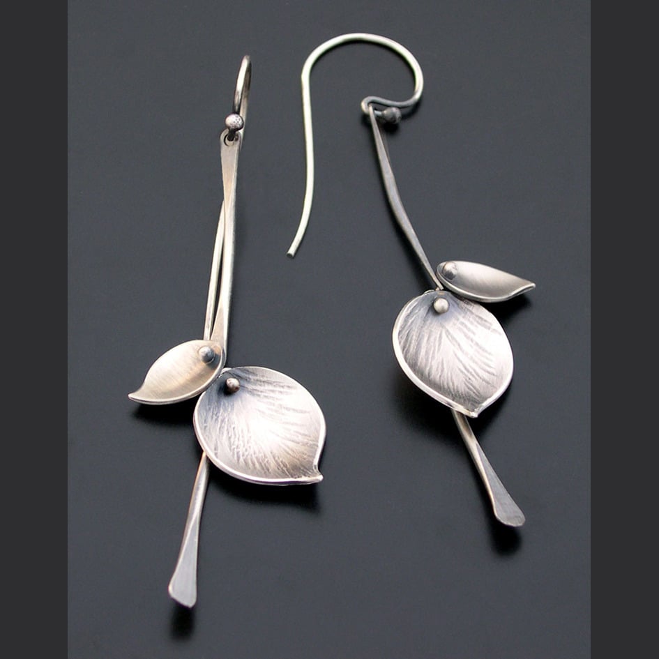 Image of Aspen Rain Earrings, Sterling