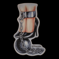 ball & chain sticker
