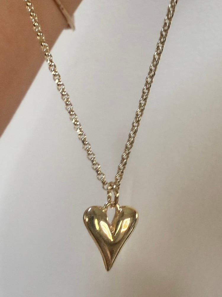 Image of Little heart charm necklace 