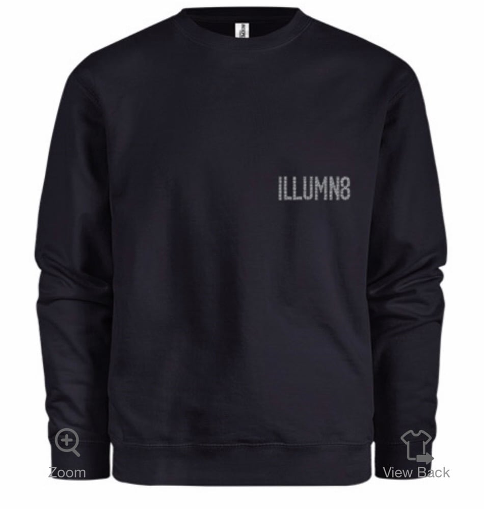 Image of Rhinestone virgin de guadalupe  crewneck