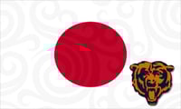 Chicago Bears Flags Japan