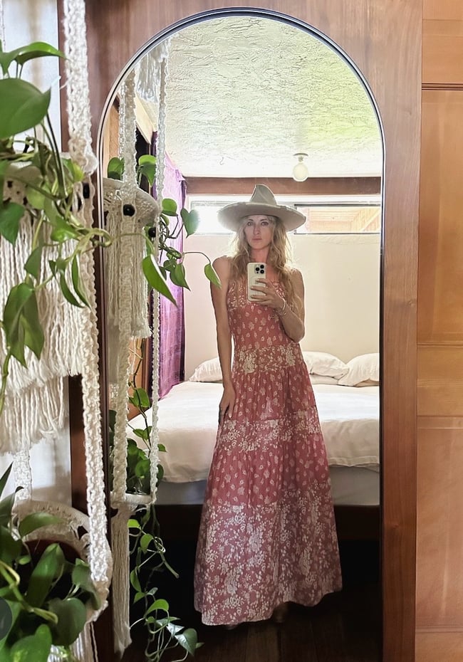 late 60s India Imports cotton voile dress