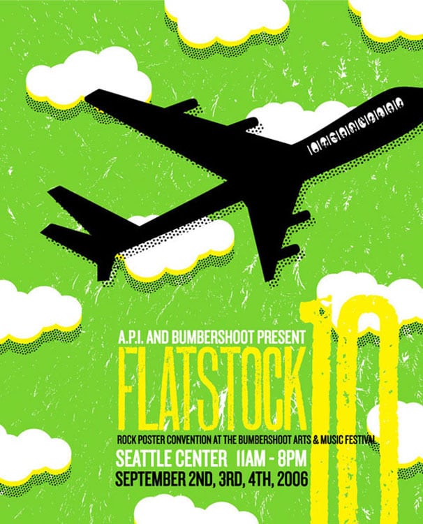 Image of Flatstock 10 Rock Poster Exhibition - Seattle