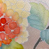 Antique Silk Kimono (Light Peach Hydrangeas)