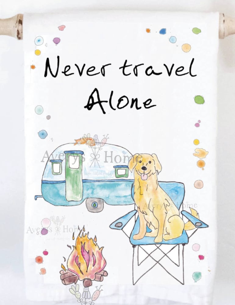 Image of Never Travel Alone Towel