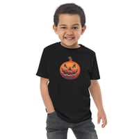 Image 1 of Toddler jersey t-shirt - Classic Jack O Lantern