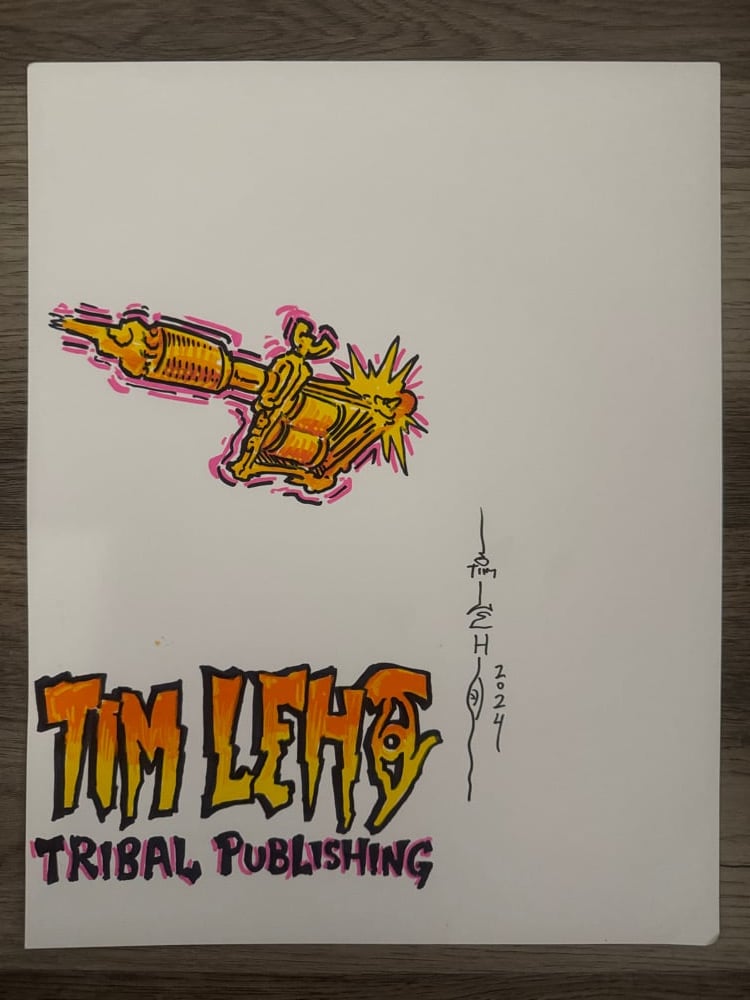 Image of Tim Lehi “Tribal Promo Art” Original Art