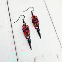 Image 5 of Spiked Full Persian Earrings