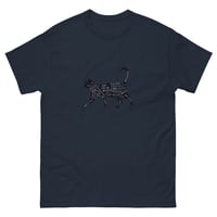 Image 4 of CAT PETTING CHART T-SHIRT