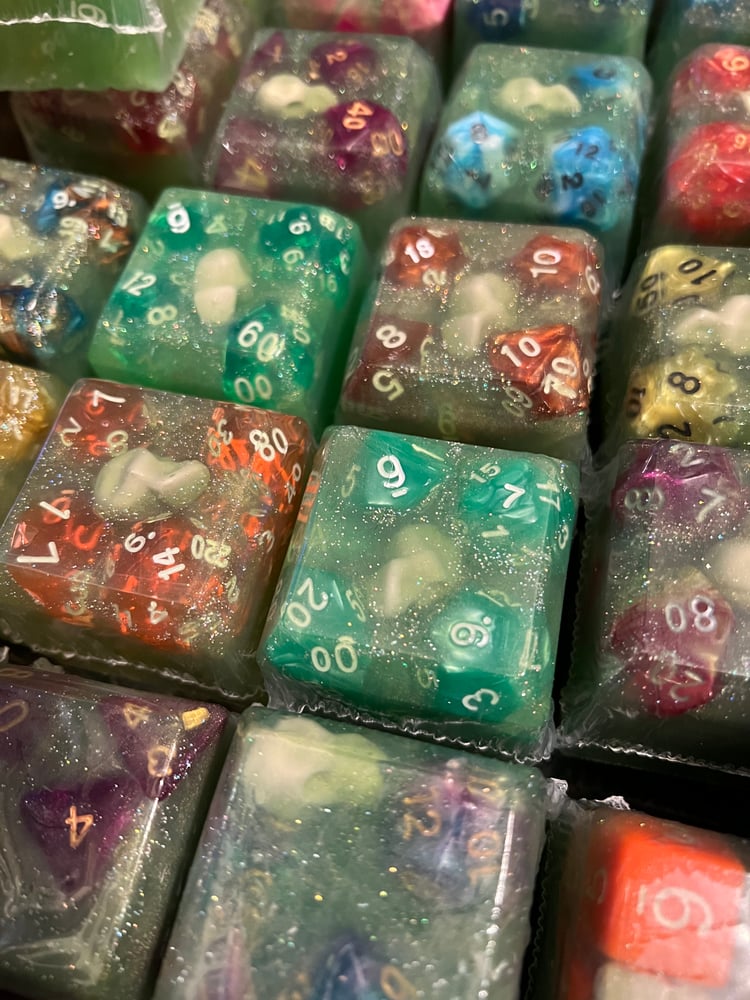 Image of NEW: Gelatinous Cube Soap - Rich Lime scent