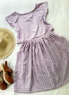 Ready Made Pastel Gingham Crop/Skirt Set with free postage 