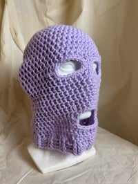 Image 1 of Lilac Face Balaclava