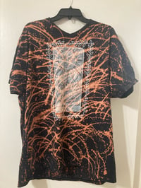 Image 1 of 'Judgement' - Halloween Collection - Custom Blockprint Bleach V-neck Tee