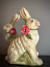 Image 10 of Chalkware Rabbit Pair (2 options)