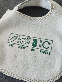 Image 2 of White Baby Bibs