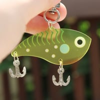Image 7 of Fishing Lure Frosted Acrylic Charms