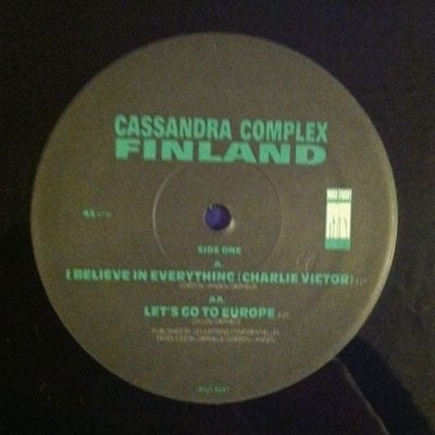 THE CASSANDRA COMPLEX-Finland/ Rare- Out Of Print