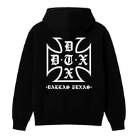 Image 2 of DALLAS BIKER HOODIE