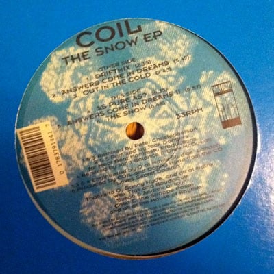 COIL- Snow Remixes 12"/ Original-STILL SEALED CUT PROMO