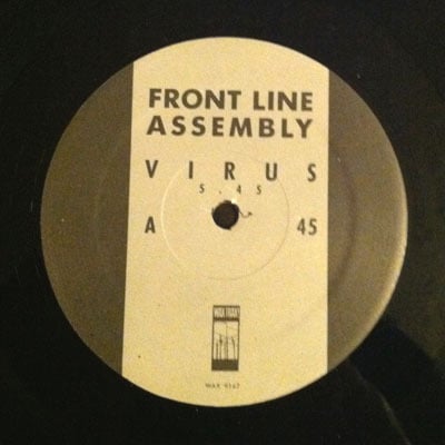 FRONT LINE ASSEMBLY-Virus 12" Vinyl/Out Of Print-STILL SEALED