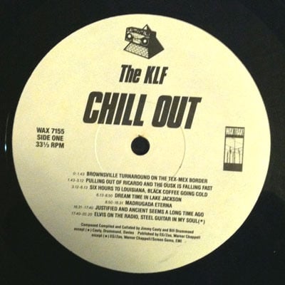 KLF-Chill Out Vinyl LP/ Rare-CUT PROMO