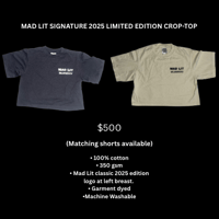Image 3 of MAD LIT CLASSIC 2025 LIMITED EDITION CROP-TOP