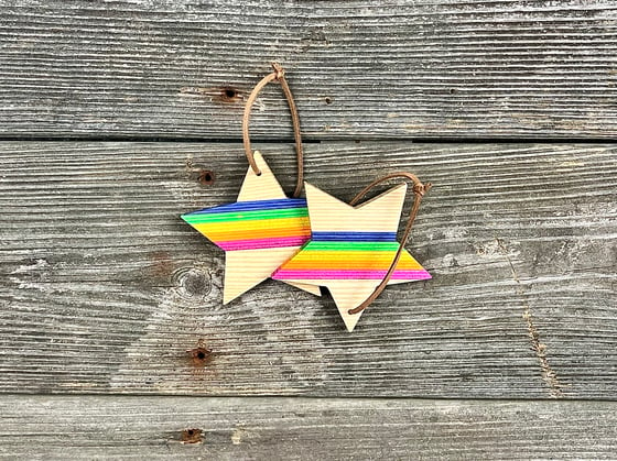 Image of Rainbow Star Ornament