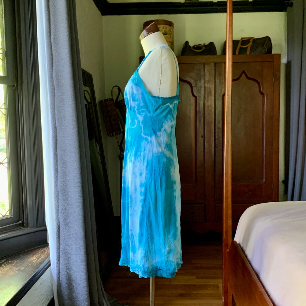 Sky and Sea Slip Dress 34