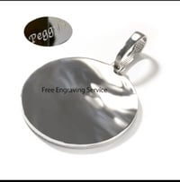 Image 3 of 3D Large Photo Pendant